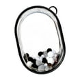 thumbnail image 2 of Esquirla Clear Figure Display Bag Dustproof Mini Figure Storage Case for 15/20cm Doll Black L with balls, 2 of 8