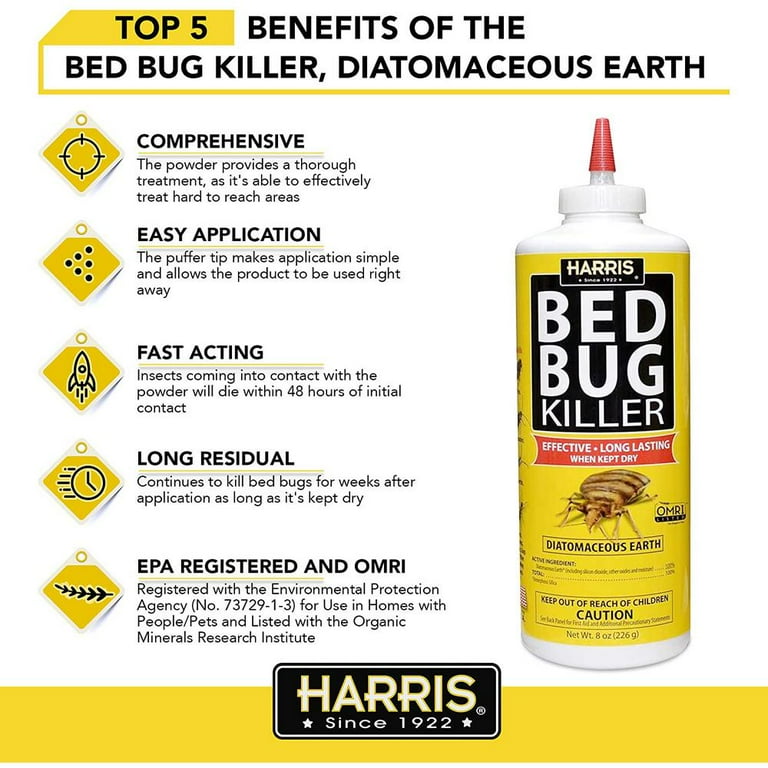 Harris Liquid Bed Bug Kit 4 pc