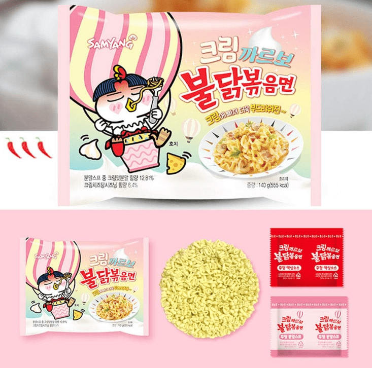 Samyang – Spicy Chicken Buldak Noodle (Cream Carbo)