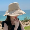 thumbnail image 2 of Zhengup Fisherman Hat Ms. Summer Version Of Sunscreen Hat Ins, 2 of 9