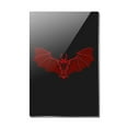 thumbnail image 1 of Bat Red Tribal Rectangle Acrylic Fridge Refrigerator Magnet, 1 of 4
