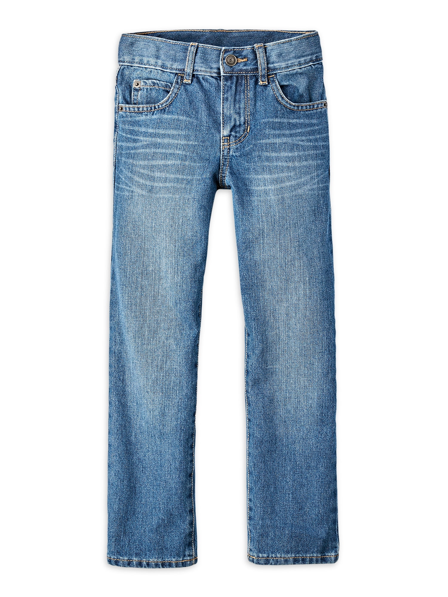 The Children's Place Boys Straight Fit Denim Jeans, 2-Pack, Sizes 4-18