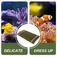 thumbnail image 4 of MOVTOTOP 1Pcs Bamboo Raft Aquarium Accessories Natural Style Green 9.8X5.3X0.9In, 4 of 7