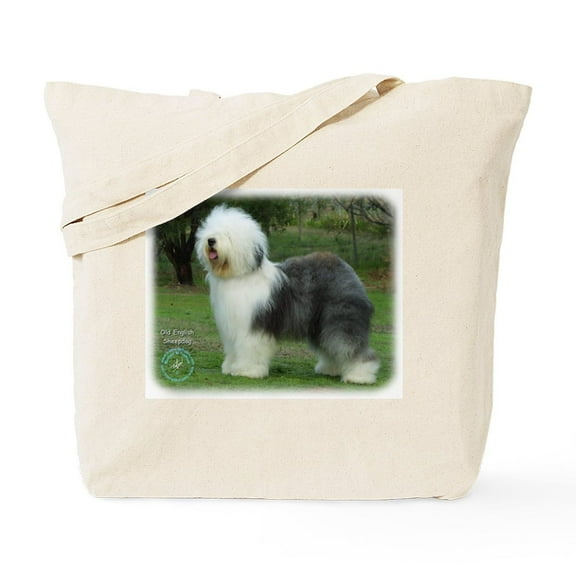 CafePress - Old English Sheepdog 9F054D 08 Tote Bag - Unisex Canvas Tote Bag, Beige, 1-Piece