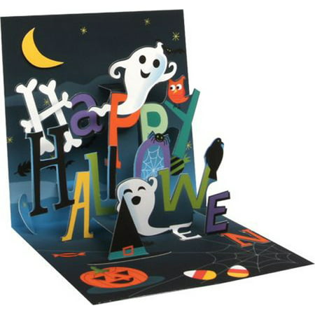 Up With Paper Happy Halloween Pop-Up Halloween Card