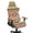 American Tribal Print Beige Red Green, variant on SCRAWLGOD American Tribal Print Beige Red Green Gaming Chair Cover with Armrest Cover, Thick Computer Chair Protective with Stretchy Bottom Non Slip Gaming Rotating Chair Slipcover