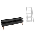 thumbnail image 2 of Madesa Mueble para TV hasta 65 Pulgadas y Escalera Librería Londres Negro/Blanco, 2 of 6