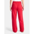 thumbnail image 3 of No Boundaries Soft Fleece Wide Leg Pants, 30” Inseam, 1 or 2-Pack, Women’s XXS-4X, 3 of 5