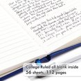 thumbnail image 3 of Paquete de 15 bloques notas pequeños de bolsillo Feela mini cuadernos lindos A6 3.5 x 5.5 Navy, 3 of 3
