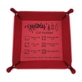 thumbnail image 1 of Christmas Dice Rolling Tray Leather Game Accessory For Secret Santa Party Exchange Group Festive Holiday Activity, 1 of 4