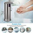 thumbnail image 2 of Soap Dispenser, Touchless Automatic Soap Dispenser Stainless Steel Infrared Sensor, Adjustable Hands-Free Soap Dispenser Suitable for Bathroom Kitchen, 2 of 7