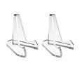 thumbnail image 3 of MYG 2pcs Acrylic Commemorative Coin Display Stand Transparent Triangle Display Stand, 3 of 9