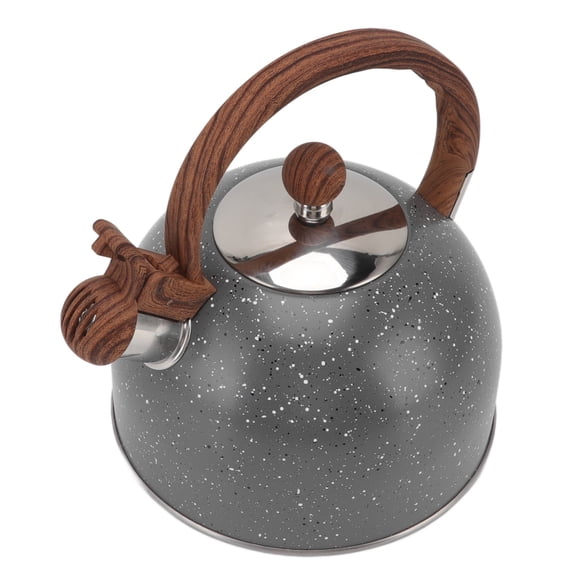 Tetera Con Silbido De Calentamiento Rápido, Tetera Con Silbido De Acero Inoxidable De 2,5 L Energonómico Y Vertido Seguro, Silbido Fuerte Para Té, Café, Leche