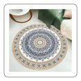 thumbnail image 1 of Round Soft Washable Area Rug – Non-Slip Fluffy Floor Carpet for Living Room, Bedroom, Nursery & Home Office – Digital Print Design, 1 of 5