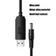 thumbnail image 3 of Cable USB Boost USB una DC 12V Booster Cable DC3.5Mm Round Hole Power Boost Cable para PequeñOs ElectrodoméSticos Router Cable de AlimentacióN, 3 of 5