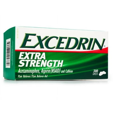 Excedrin Extra Strength Acetaminophen Aspirin and Caffeine - 300 Caplets