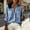 Blue, variant on BUIGTTKLOP Womens Button down Shirts Long Sleeve Shirts Striped Collared Dressy Casual Blouses