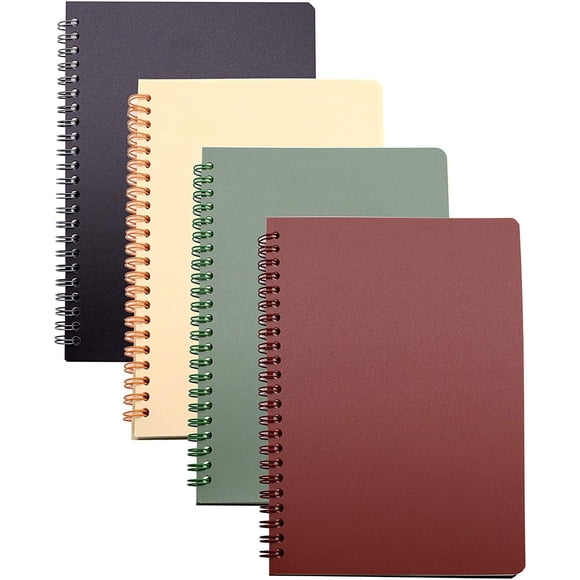Cuaderno Yansanido Spiral A5, 80 hojas, 160 páginas, 4 unidades