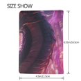 thumbnail image 3 of Pofeuu Neon Futuristic Dragon Print Travel Document Organizer Passport Holder Men Women for Family (6.5 in x 4.5 in),Wallet Holder Credit Card Clutch Bag Case, 3 of 5