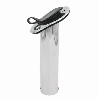 2Pcs Boat Fishing Rod Holder Marine Stainless Flush Mount Holder Drain - Foto 2