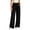 Black, variant on Workout Pants Women Straight Leg Solid Color Gym Pants Athletic Running Casual Pants with Pockets L
