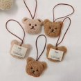 thumbnail image 3 of Colgante de oso de peluche de 2 piezas para niños, etiqueta de nombre personalizada, decoración de mochila, divertido colgante de dibujos animados, etiqueta de nombre para mochila escolar, 3 of 4