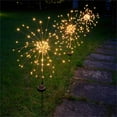 thumbnail image 6 of Outdoor Solar-Powered Firework Flower Lights, Waterproof Courtyard Decoration with Adjustable Shape Design, LED Garden Landscape Lamps for Christmas Holiday Decor, Party & Daily Use, 6 of 6