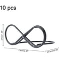 thumbnail image 2 of 10pcs Iron Place Card Holder for Home Birthday Party Wedding Decorations Electrophoresis Black 64~74x57.5x27mm, 2 of 9