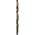 thumbnail image 4 of Ekena Millwork 17 3/4"OD x 3 1/8"ID x 1"P Peralta Ceiling Medallion (Fits Canopies up to 4 5/8"), Hand-Painted Brass, 4 of 6