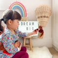 thumbnail image 4 of Globo de aire caliente de ratán, decoración de pared, globo de aire caliente colgante de pared tejido para habitación de niños, arte, fotografía, apartamento, dormitorio, telón de fondo, 4 of 5