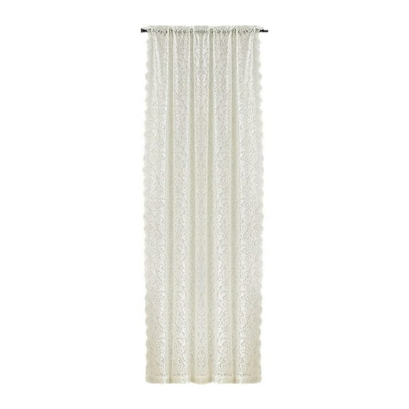 CIYISON Lace Curtain with Vintaged Flower Embroidery tulle Transparent Panels Curtains for Bedroom Living Room Window Drapes