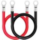 thumbnail image 1 of Cable de batería inversor 16 mm² 50 cm (hasta 100 A), rojo y negro, 1 of 5