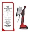 thumbnail image 3 of 200KG Tiling Tiles Machine Tiles Vibrator Suction Cup 8 ar Floor Vibrator Leveling Power Tool For 18V Battery ,Easy to Use, 3 of 7