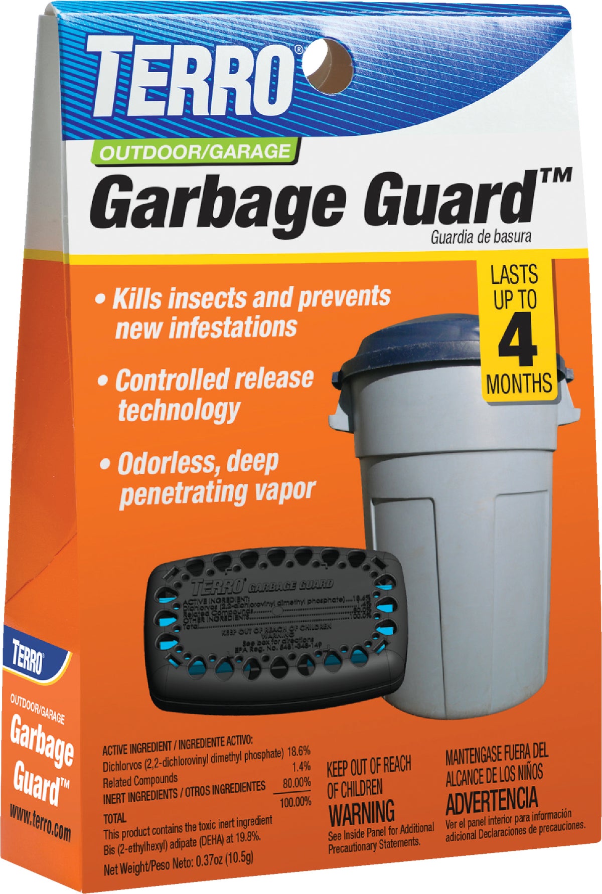 Woodstream Terro Garbage Guard Insect Killer Vapor