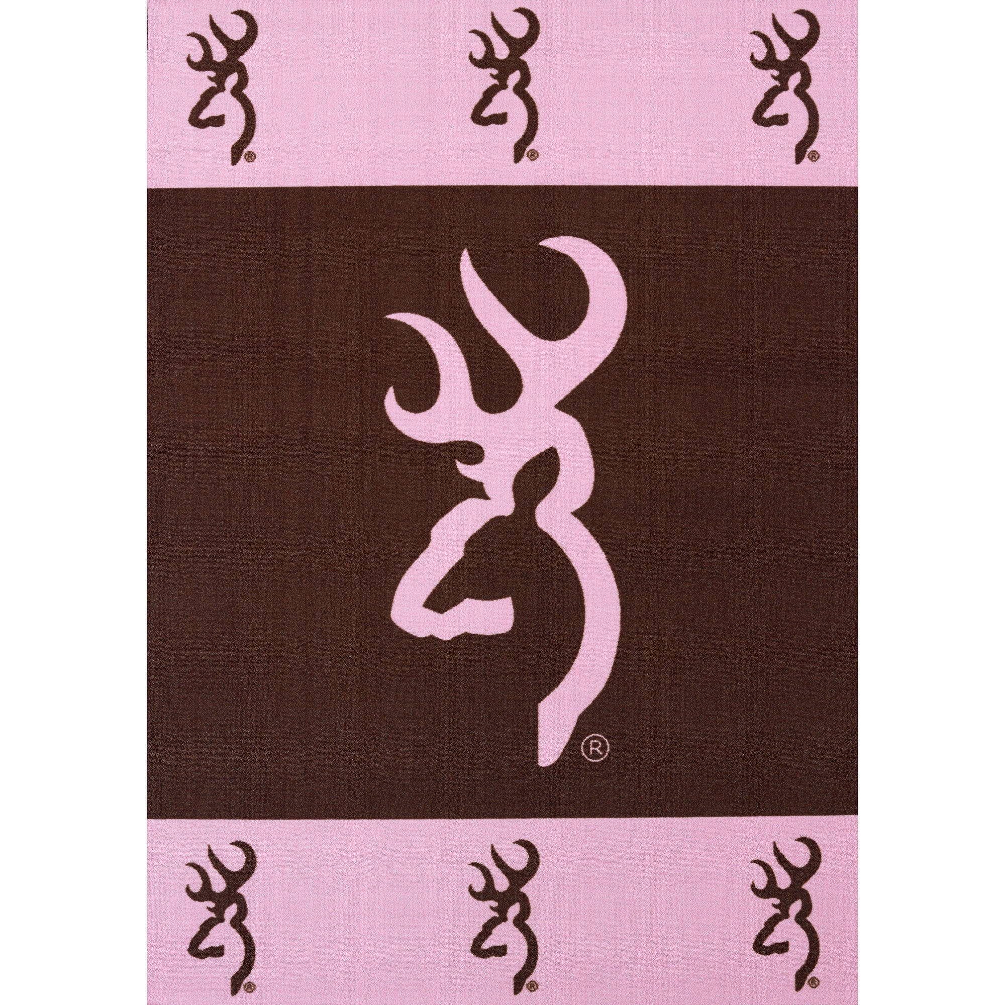 Browning Pink Buckmark Nylon Accent Rug - Walmart.com