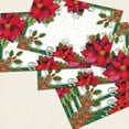 thumbnail image 3 of LERPBKM Paper Placemats Disposable 50 pack Christmas Flower Placemats 16x 11 inch for Home Kitchen Dining Table Decoration Halloween Party Supplies., 3 of 7