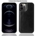 thumbnail image 3 of navor Universal Car Mount & Magnetic Detachable Wallet Case [RFID Protection] [10 Card Pockets] [3 Money Pockets] Compatible for iPhone 12 Pro [6.1 Inch] JOOT-3L Series [Black], 3 of 7