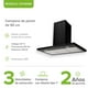 thumbnail image 3 of Campana de Cocina Extractora de Pared AVERA CEV90BN Acero Inoxidable 90 Cm Negra, 3 of 10