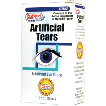 Artificial Tears Lubricant Eye Drops 15 ml (Pack of