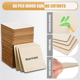 thumbnail image 2 of 80 Pcs Unfinished Wood Pieces 4x4Inch Blank Wood Squares for DIY Crafts, Painting, Engraving, Holiday Decor, Coasters, 2 of 5