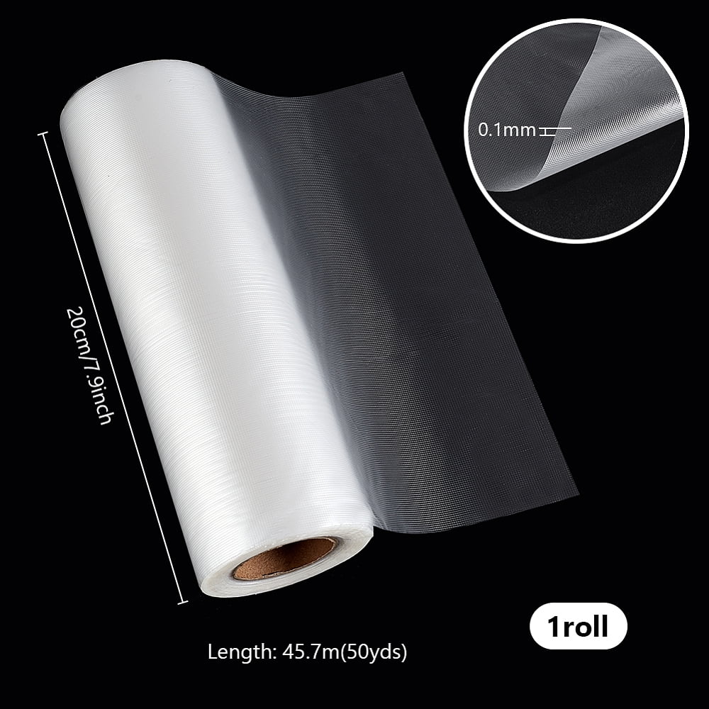 1roll Non-woven Fabrics Water Soluble Embroidery Stabilizers White 200x0.1mm 50 yards/roll