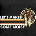 thumbnail image 3 of CafePress - Cicadas Let's Make Some Noise Periodical Cicadas Women's Football T Shirt - Womens Football Shirt, 3 of 4