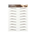thumbnail image 1 of Unique Bargains Tatouage Simulation Sourcils pour Femmes 1 Pce Croissant de Lune, Marron, 1 of 5