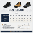 thumbnail image 5 of LASUDRAA Men's Waterproof Hiking Boots Outdoor Trekking Camping Trail Hiking Shoes, 5 of 7