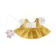thumbnail image 4 of Juego de ropa para muñecas de 20 cm Perfecl con diseño de animales de peluche Amarillo, 4 of 8