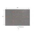 thumbnail image 2 of Set De Table Imprimé En Poly-Lin Leave Gris - Lot De 12, 2 of 3