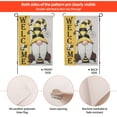 thumbnail image 4 of Garden Flag, Gnomes with Bees Burlap Spring Decorations, Double Sided Welcome Spring Decor, Outdoor Indoor Yard Flag 12 x18 Inch, 4 of 7