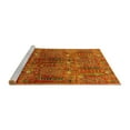 thumbnail image 2 of Ahgly Company Machine Washable Indoor Rectangle Oriental Yellow Industrial Area Rugs, 2' x 3', 2 of 4