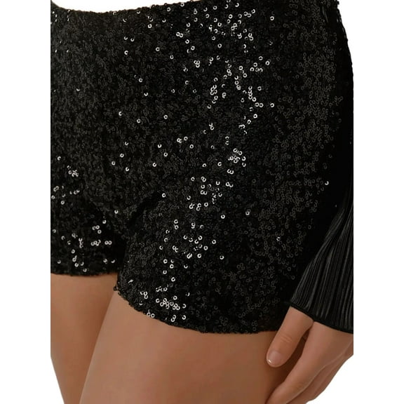Textured Sequin Shorts