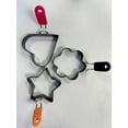 thumbnail image 3 of Molde de acero inoxidable 430 para huevos fritos, utensilios de cocina para hornear para el hogar, molde para huevos fritos, sartén antiadherente, anillo para huevos fritos, 3 of 6